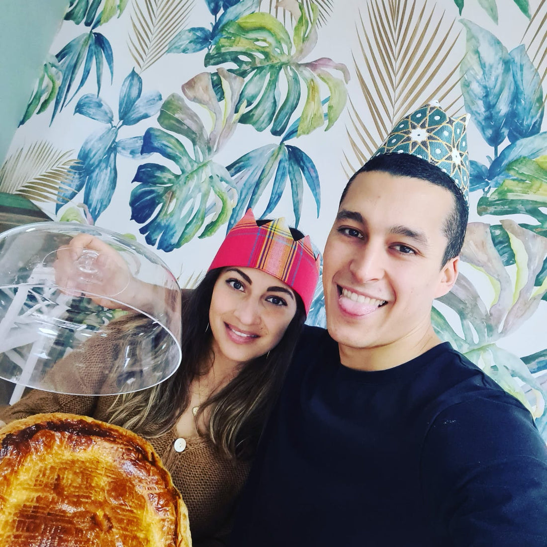 La galette des rois exotique, à déguster au salon !